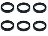 【ネコポス対応】スクエア(SQUARE)/SGX-4815BK/1/12レーシング用リア車幅調整カラー1.5t (6個入) φ7.9×6.4×1.5t