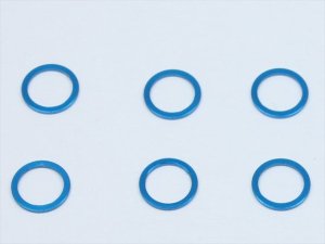 画像4: 【ネコポス対応】スクエア(SQUARE)/SGX-7515BK/M5 アルミカラー φ6.4×5×1.5t 6個入