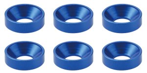 画像2: 【ネコポス対応】スクエア(SQUARE)/SGX-8BK/アルミM3皿ワッシャー外径7mm 6個入