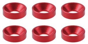 画像5: 【ネコポス対応】スクエア(SQUARE)/SGX-8BK/アルミM3皿ワッシャー外径7mm 6個入