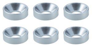 画像6: 【ネコポス対応】スクエア(SQUARE)/SGX-8BK/アルミM3皿ワッシャー外径7mm 6個入