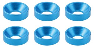 画像7: 【ネコポス対応】スクエア(SQUARE)/SGX-8BK/アルミM3皿ワッシャー外径7mm 6個入