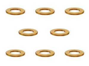 画像3: 【ネコポス対応】スクエア(SQUARE)/SGX-905BK/M3 アルミワッシャー φ5.5×3×0.5t 6個入