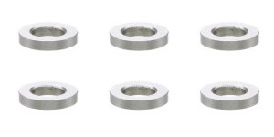 画像6: 【ネコポス対応】スクエア(SQUARE)/SGX-910BK/M3 アルミカラー φ5.5×3×1.0t 6個入