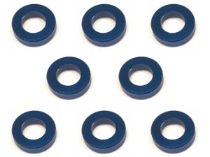 画像2: 【ネコポス対応】スクエア(SQUARE)/SGX-915BK/M3 アルミカラー φ5.5×3×1.5t 6個入