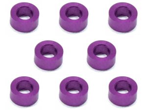 画像4: 【ネコポス対応】スクエア(SQUARE)/SGX-925BK/M3 アルミカラー φ5.5×3×2.5t 6個入