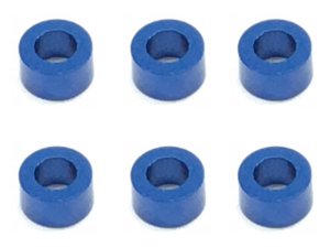 画像2: 【ネコポス対応】スクエア(SQUARE)/SGX-930BK/M3 アルミカラー φ5.5×3×3.0t 6個入り