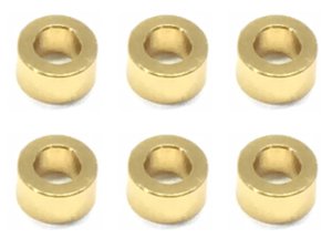 画像3: 【ネコポス対応】スクエア(SQUARE)/SGX-930BK/M3 アルミカラー φ5.5×3×3.0t 6個入り