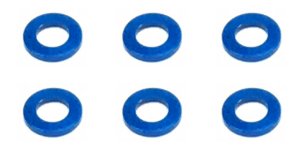 画像2: 【ネコポス対応】スクエア(SQUARE)/SGX-975BK/M3 アルミカラー φ5.5×3×0.75t 6個入