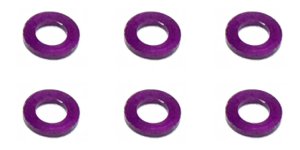 画像4: 【ネコポス対応】スクエア(SQUARE)/SGX-975BK/M3 アルミカラー φ5.5×3×0.75t 6個入