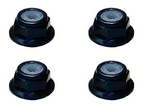 画像1: 【ネコポス対応】スクエア(SQUARE)/SGY-02FBK__SGY-02FTB/アルミフランジナイロンナット M2 4pcs