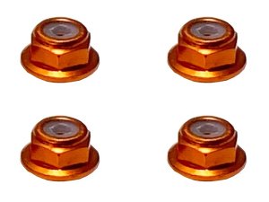 画像3: 【ネコポス対応】スクエア(SQUARE)/SGY-02FBK__SGY-02FTB/アルミフランジナイロンナット M2 4pcs