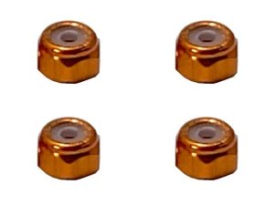 画像3: 【ネコポス対応】スクエア(SQUARE)/SGY-02BK__SGY-02TB/アルミナイロンナット M2 4pcs