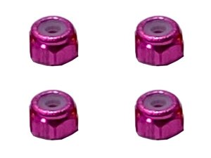 画像5: 【ネコポス対応】スクエア(SQUARE)/SGY-02BK__SGY-02TB/アルミナイロンナット M2 4pcs