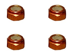 画像3: 【ネコポス対応】スクエア(SQUARE)/SGY-02UBK__SGY-02UTB/アルミ薄型ナイロンナット M2 4pcs
