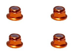 画像3: 【ネコポス対応】スクエア(SQUARE)/SGY-03FBK__SGY-03FTB/アルミフランジナイロンナット M3 4pcs