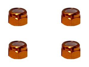 画像3: 【ネコポス対応】スクエア(SQUARE)/SGY-03BK__SGY-03TB/アルミナイロンナット M3 4pcs