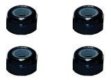 【ネコポス対応】スクエア(SQUARE)/SGY-03UBK__SGY-03UTB/アルミ薄型ナイロンナット M3 4pcs