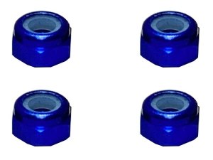 画像2: 【ネコポス対応】スクエア(SQUARE)/SGY-03UBK__SGY-03UTB/アルミ薄型ナイロンナット M3 4pcs