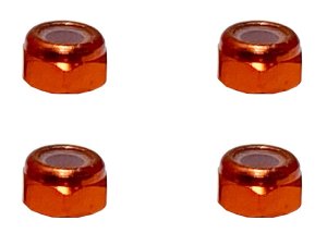 画像3: 【ネコポス対応】スクエア(SQUARE)/SGY-03UBK__SGY-03UTB/アルミ薄型ナイロンナット M3 4pcs