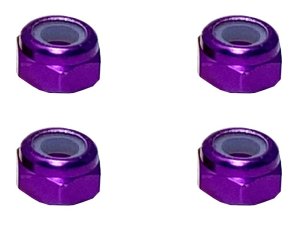 画像4: 【ネコポス対応】スクエア(SQUARE)/SGY-03UBK__SGY-03UTB/アルミ薄型ナイロンナット M3 4pcs