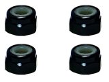 【ネコポス対応】スクエア(SQUARE)/SGY-04BK__SGY-04TB/アルミナイロンナット M4 4pcs
