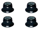 【ネコポス対応】スクエア(SQUARE)/SGY-04FBK__SGY-04FTB/アルミフランジナイロンナット M4 4pcs