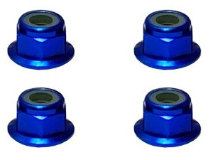画像2: 【ネコポス対応】スクエア(SQUARE)/SGY-04FBK__SGY-04FTB/アルミフランジナイロンナット M4 4pcs