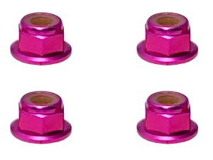 画像5: 【ネコポス対応】スクエア(SQUARE)/SGY-04FBK__SGY-04FTB/アルミフランジナイロンナット M4 4pcs