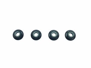 画像1: 【ネコポス対応】スクエア(SQUARE)/SGY-04UFBK__SGY-04UFTB/アルミ薄型フランジナイロンナット M4 4pcs