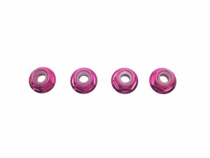 画像5: 【ネコポス対応】スクエア(SQUARE)/SGY-04UFBK__SGY-04UFTB/アルミ薄型フランジナイロンナット M4 4pcs