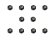 画像1: 【ネコポス対応】スクエア(SQUARE)/SGY-102UBK__SGY-102UTB/アルミ薄型ナイロンナット M2 10pcs (1)