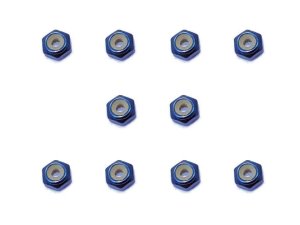 画像2: 【ネコポス対応】スクエア(SQUARE)/SGY-102UBK__SGY-102UTB/アルミ薄型ナイロンナット M2 10pcs