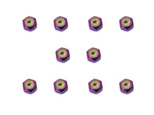 画像4: 【ネコポス対応】スクエア(SQUARE)/SGY-102UBK__SGY-102UTB/アルミ薄型ナイロンナット M2 10pcs