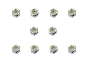 画像7: 【ネコポス対応】スクエア(SQUARE)/SGY-102UBK__SGY-102UTB/アルミ薄型ナイロンナット M2 10pcs
