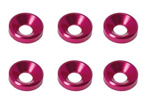 画像5: 【ネコポス対応】スクエア(SQUARE)/SGY-15BK__SGY-15TB/アルミ皿ワッシャーM3 外径8mm 6pcs