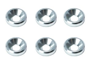画像7: 【ネコポス対応】スクエア(SQUARE)/SGY-15BK__SGY-15TB/アルミ皿ワッシャーM3 外径8mm 6pcs