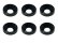 画像1: 【ネコポス対応】スクエア(SQUARE)/SGY-16BK__SGY-16TB/アルミ皿ワッシャーM4 外径10mm 6pcs (1)