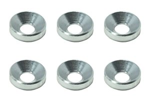 画像6: 【ネコポス対応】スクエア(SQUARE)/SGY-16BK__SGY-16TB/アルミ皿ワッシャーM4 外径10mm 6pcs