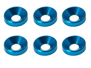 画像7: 【ネコポス対応】スクエア(SQUARE)/SGY-16BK__SGY-16TB/アルミ皿ワッシャーM4 外径10mm 6pcs