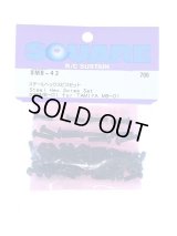 【ネコポス対応】スクエア(SQUARE)/SMB-42/タミヤ MB-01用 スチールヘックスビスセット