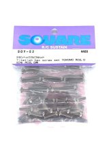 【ネコポス対応】スクエア(SQUARE)/SOY-52/チタンヘックスビスセット (ヨコモRO2.0用)