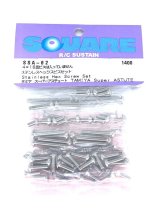 【ネコポス対応】スクエア(SQUARE)/SSA-62/ステンレスヘックスビスセット タミヤ・スーパーアスチュート用