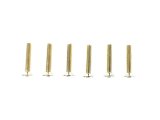 【ネコポス対応】スクエア(SQUARE)/SSR-315G/3×15ヘックス皿ビス(ゴールド)6個入