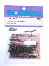 【ネコポス対応】スクエア(SQUARE)/STA-453/タミヤTA-07R用チタンヘックスビスセット