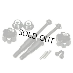 画像1: 【ネコポス対応】EAGLE(イーグル)/T3-01-10U/リアスチールシャフト/六角アダプター&ナット:T3-01用(B6,8,MA9)