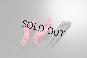 画像6: 【ネコポス対応】T4WORKS/T4-UR02BK__T4-UR02RD/アルミCNC強化アルミアップライト　ロングシャフト専用ピロボール/M3×22mmスクリューピン2本付