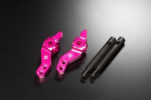 画像4: 【ネコポス対応】T4WORKS/T4-UR04BK_GD_LB_PI_PL_RD/アルミCNC強化アルミアップライト STDシャフト付き