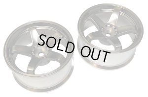 画像1: 【ネコポス対応】TOPLINE(トップライン)/TDW-052TS/Nモデル Ver.3 ホイール(オフセット5/チタンシルバー)2個入