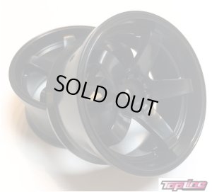 画像1: 【ネコポス対応】TOPLINE(トップライン)/TDW-074BK/Nモデル Ver.3 ハイトラクションTYPE【deep face】(オフセット7/ブラック/2個入)